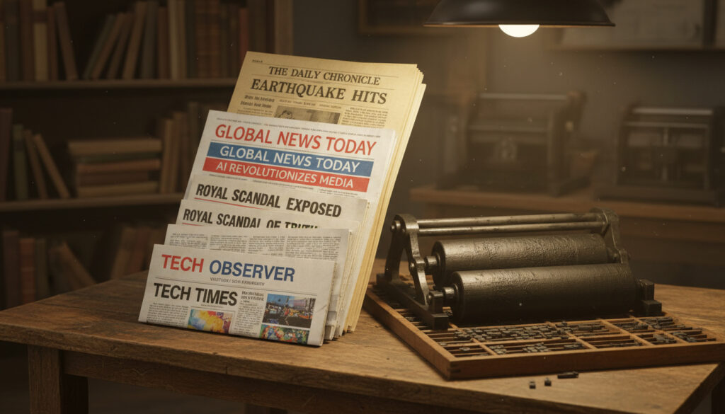 Newspaper – Definisjon, Kjennetegn, Typer og Historie