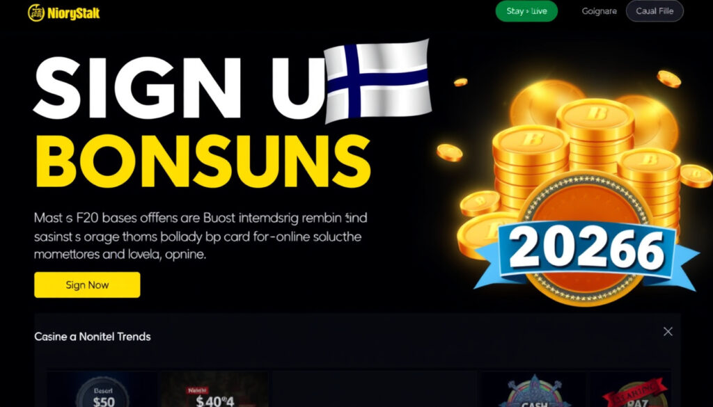 Online Casino Sign Up Bonus – Beste Norske Tilbud i 2026