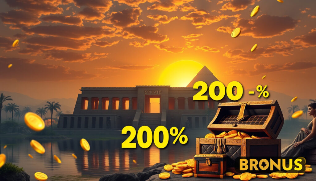 Temple Nile Casino Bonus – 200% opptil 2000 kr + gratisspinn